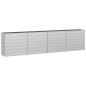vidaXL Garten-Hochbeet 320x40x77 cm Verzinkter Stahl Silber vidaXL Garten-Hochbeet 320x40x77 cm Verzinkter Stahl Silber