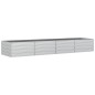 vidaXL Garten-Hochbeet 320x80x45 cm Verzinkter Stahl Silber vidaXL Garten-Hochbeet 320x80x45 cm Verzinkter Stahl Silber