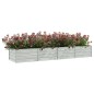vidaXL Garten-Hochbeet 320x80x45 cm Verzinkter Stahl Silber vidaXL Garten-Hochbeet 320x80x45 cm Verzinkter Stahl Silber