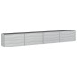 vidaXL Garten-Hochbeet 320x40x45 cm Verzinkter Stahl Silber vidaXL Garten-Hochbeet 320x40x45 cm Verzinkter Stahl Silber