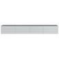 vidaXL Garten-Hochbeet 320x40x45 cm Verzinkter Stahl Silber vidaXL Garten-Hochbeet 320x40x45 cm Verzinkter Stahl Silber
