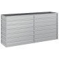 vidaXL Garten-Hochbeet 160x40x77 cm Verzinkter Stahl Silber vidaXL Garten-Hochbeet 160x40x77 cm Verzinkter Stahl Silber