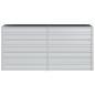 vidaXL Garten-Hochbeet 160x40x77 cm Verzinkter Stahl Silber vidaXL Garten-Hochbeet 160x40x77 cm Verzinkter Stahl Silber