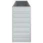 vidaXL Garten-Hochbeet 160x40x77 cm Verzinkter Stahl Silber vidaXL Garten-Hochbeet 160x40x77 cm Verzinkter Stahl Silber