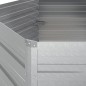 vidaXL Garten-Hochbeet 129x77 cm Verzinkter Stahl Silber vidaXL Garten-Hochbeet 129x77 cm Verzinkter Stahl Silber