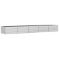 vidaXL Garten-Hochbeet 400x80x45 cm Verzinkter Stahl Silber vidaXL Garten-Hochbeet 400x80x45 cm Verzinkter Stahl Silber