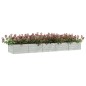 vidaXL Garten-Hochbeet 400x80x45 cm Verzinkter Stahl Silber vidaXL Garten-Hochbeet 400x80x45 cm Verzinkter Stahl Silber