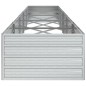 vidaXL Garten-Hochbeet 400x80x45 cm Verzinkter Stahl Silber vidaXL Garten-Hochbeet 400x80x45 cm Verzinkter Stahl Silber