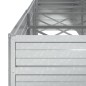 vidaXL Garten-Hochbeet 400x80x77 cm Verzinkter Stahl Silber vidaXL Garten-Hochbeet 400x80x77 cm Verzinkter Stahl Silber
