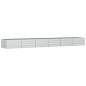 vidaXL Garten-Hochbeet 480x80x45 cm Verzinkter Stahl Silber vidaXL Garten-Hochbeet 480x80x45 cm Verzinkter Stahl Silber