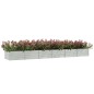 vidaXL Garten-Hochbeet 480x80x45 cm Verzinkter Stahl Silber vidaXL Garten-Hochbeet 480x80x45 cm Verzinkter Stahl Silber