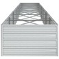 vidaXL Garten-Hochbeet 480x80x45 cm Verzinkter Stahl Silber vidaXL Garten-Hochbeet 480x80x45 cm Verzinkter Stahl Silber