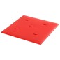 vidaXL Wandpaneele 12 Stk. Rot 30x30 cm Kunstleder 1,08 m² vidaXL Wandpaneele 12 Stk. Rot 30x30 cm Kunstleder 1,08 m²