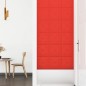 vidaXL Wandpaneele 12 Stk. Rot 30x30 cm Kunstleder 1,08 m² vidaXL Wandpaneele 12 Stk. Rot 30x30 cm Kunstleder 1,08 m²