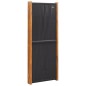 vidaXL 5-tlg. Raumteiler Schwarz 350x180 cm vidaXL 5-tlg. Raumteiler Schwarz 350x180 cm