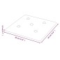 vidaXL Wandpaneele 12 Stk. Rot 30x30 cm Kunstleder 1,08 m² vidaXL Wandpaneele 12 Stk. Rot 30x30 cm Kunstleder 1,08 m²