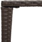 vidaXL Satztische 3 Stk. Braun Poly Rattan vidaXL Satztische 3 Stk. Braun Poly Rattan