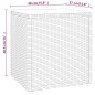 vidaXL Beistelltisch Grau 40x37x40,5 cm Poly Rattan vidaXL Beistelltisch Grau 40x37x40,5 cm Poly Rattan