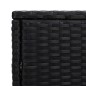 vidaXL Satztische 3 Stk. Schwarz Poly Rattan vidaXL Satztische 3 Stk. Schwarz Poly Rattan