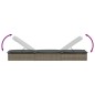 vidaXL Sonnenliege 1 Stk. mit Auflage Grau 201x55x62 cm Poly Rattan vidaXL Sonnenliege 1 Stk. mit Auflage Grau 201x55x62 cm Poly Rattan