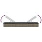 vidaXL Sonnenliegen 2 Stk. mit Tisch Grau Poly Rattan vidaXL Sonnenliegen 2 Stk. mit Tisch Grau Poly Rattan
