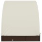 vidaXL 2-Personen-Sonnenliege mit Dach Braun 211x112x140 Poly Rattan vidaXL 2-Personen-Sonnenliege mit Dach Braun 211x112x140 Poly Rattan