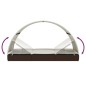 vidaXL 2-Personen-Sonnenliege mit Dach Braun 211x112x140 Poly Rattan vidaXL 2-Personen-Sonnenliege mit Dach Braun 211x112x140 Poly Rattan