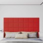 Wandpaneele 12 Stk. Weinrot 30x30 cm Kunstleder 1,08 m² Wandpaneele 12 Stk. Weinrot 30x30 cm Kunstleder 1,08 m²