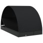 vidaXL Sonnenliege für 2 Personen mit Runddach Schwarz 211x112x140 cm