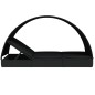 vidaXL Sonnenliege für 2 Personen mit Runddach Schwarz 211x112x140 cm