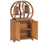 vidaXL Schrank mit Yin-Yang-Regal 70x30x130 cm Teak Massivholz vidaXL Schrank mit Yin-Yang-Regal 70x30x130 cm Teak Massivholz