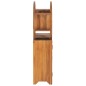 vidaXL Schrank mit Yin-Yang-Regal 70x30x130 cm Teak Massivholz vidaXL Schrank mit Yin-Yang-Regal 70x30x130 cm Teak Massivholz