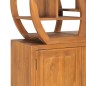 vidaXL Schrank mit Yin-Yang-Regal 70x30x130 cm Teak Massivholz vidaXL Schrank mit Yin-Yang-Regal 70x30x130 cm Teak Massivholz