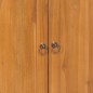 vidaXL Schrank mit Yin-Yang-Regal 70x30x130 cm Teak Massivholz vidaXL Schrank mit Yin-Yang-Regal 70x30x130 cm Teak Massivholz