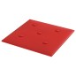 Wandpaneele 12 Stk. Weinrot 30x30 cm Kunstleder 1,08 m² Wandpaneele 12 Stk. Weinrot 30x30 cm Kunstleder 1,08 m²