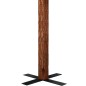 vidaXL Schlanker Weihnachtsbaum mit Echtholz und Schnee Grün 150 cm vidaXL Schlanker Weihnachtsbaum mit Echtholz und Schnee Grün 150 cm