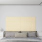 Wandpaneele 12 Stk. Creme 90x30 cm Kunstleder 3,24 m² Wandpaneele 12 Stk. Creme 90x30 cm Kunstleder 3,24 m²