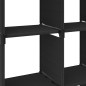 vidaXL Würfel-Regal 9 Fächer Schwarz 103x30x107,5 cm Stoff vidaXL Würfel-Regal 9 Fächer Schwarz 103x30x107,5 cm Stoff