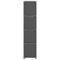 vidaXL Würfel-Regal mit Boxen 12 Fächer Grau 103x30x141 cm Stoff vidaXL Würfel-Regal mit Boxen 12 Fächer Grau 103x30x141 cm Stoff
