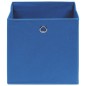 vidaXL Aufbewahrungsboxen 4 Stk. Vliesstoff 28x28x28 cm Blau vidaXL Aufbewahrungsboxen 4 Stk. Vliesstoff 28x28x28 cm Blau