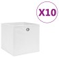 vidaXL Aufbewahrungsboxen 10 Stk. Vliesstoff 28x28x28 cm Weiß vidaXL Aufbewahrungsboxen 10 Stk. Vliesstoff 28x28x28 cm Weiß