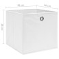 vidaXL Aufbewahrungsboxen 10 Stk. Vliesstoff 28x28x28 cm Weiß vidaXL Aufbewahrungsboxen 10 Stk. Vliesstoff 28x28x28 cm Weiß