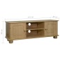vidaXL TV-Schrank 115x29x40 cm Massivholz Kiefer vidaXL TV-Schrank 115x29x40 cm Massivholz Kiefer