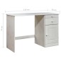 vidaXL Schreibtisch mit Schubladen 110x50x74 cm Kiefer Massivholz vidaXL Schreibtisch mit Schubladen 110x50x74 cm Kiefer Massivholz