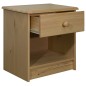 vidaXL Nachttisch 41x30x42 cm Massivholz Kiefer vidaXL Nachttisch 41x30x42 cm Massivholz Kiefer