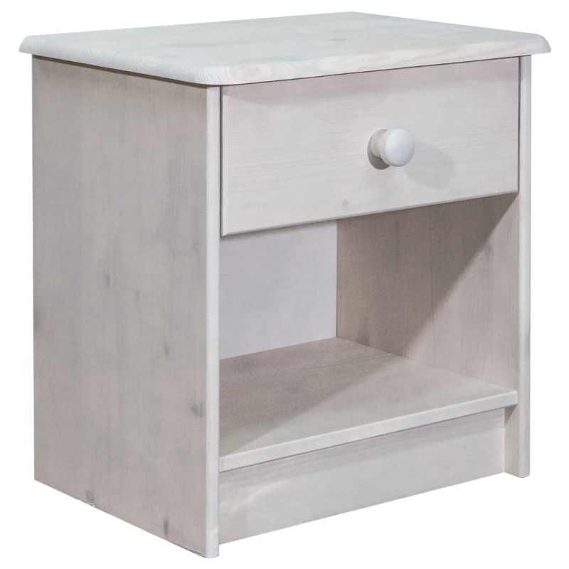 vidaXL Nachttisch 41x30x42 cm Massivholz Kiefer vidaXL Nachttisch 41x30x42 cm Massivholz Kiefer