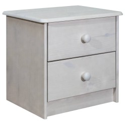 vidaXL Nachttisch 43x34x40 cm Massivholz Kiefer