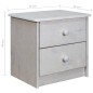 vidaXL Nachttisch 43x34x40 cm Massivholz Kiefer vidaXL Nachttisch 43x34x40 cm Massivholz Kiefer