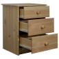 vidaXL Kommode 43x34x53 cm Massivholz Kiefer vidaXL Kommode 43x34x53 cm Massivholz Kiefer