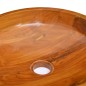 vidaXL Waschbecken Massivholz Teak Φ40x10 cm vidaXL Waschbecken Massivholz Teak Φ40x10 cm